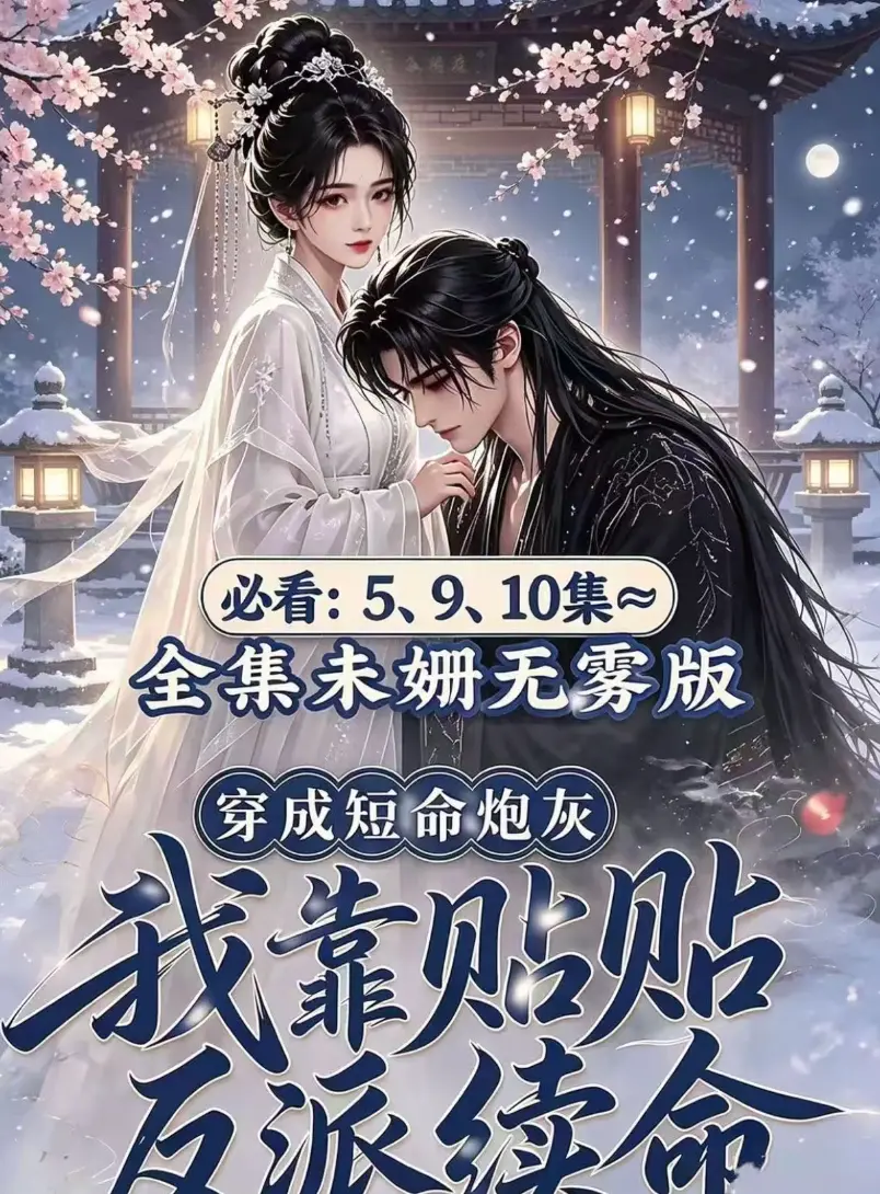 穿书炮灰抱对腿反派怀里好续命-AI漫剧黄果版《穿成短命炮灰，我靠贴贴反派续命》去雾全集完整版免费看